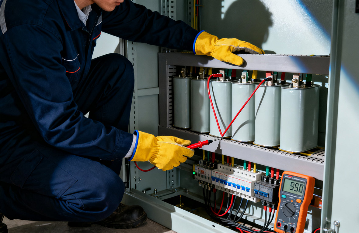 Is There a Non-Invasive Way to Monitor the Internal Health of Power Capacitors, Such as Their Equivalent Series Resistance (ESR)?