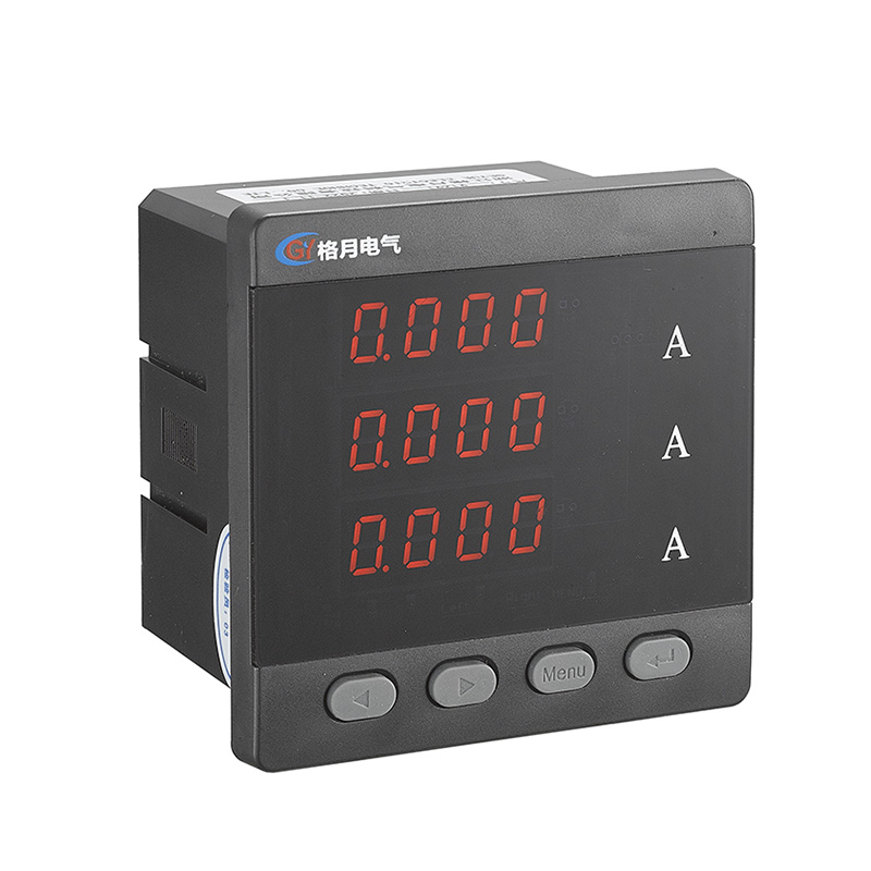 GY1941-K4 Series LED LCD AC DC RS485 Three Phase Ammeter