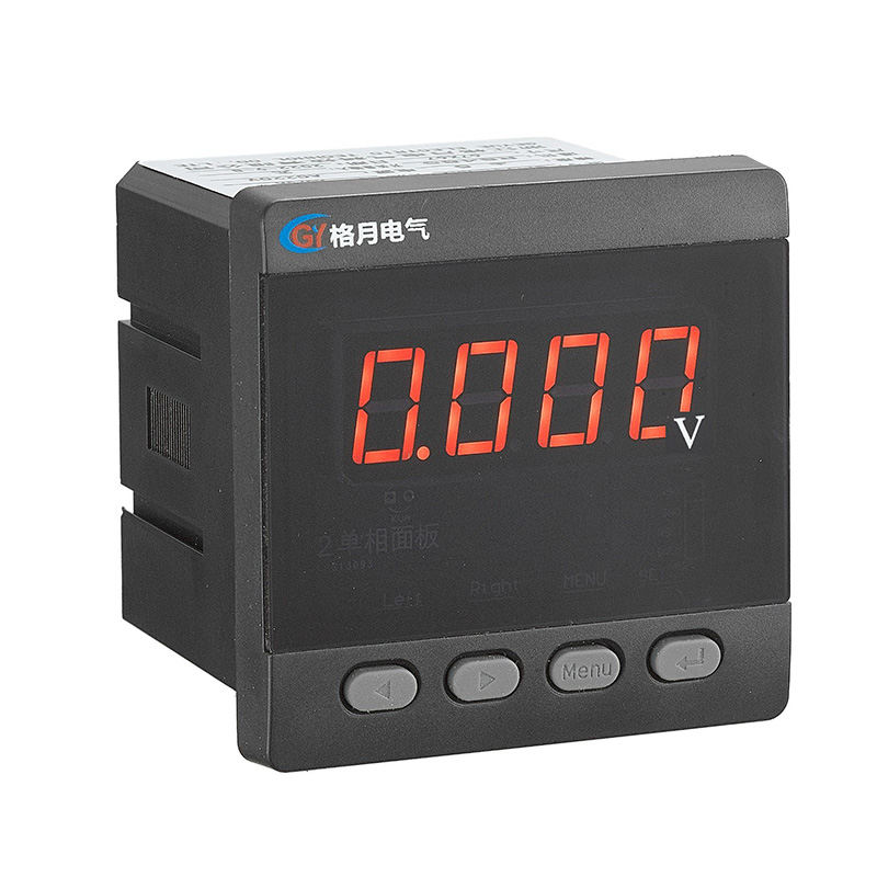 GY194U-K1 Series LED LCD AC DC RS485 Single Phase Voltmeter