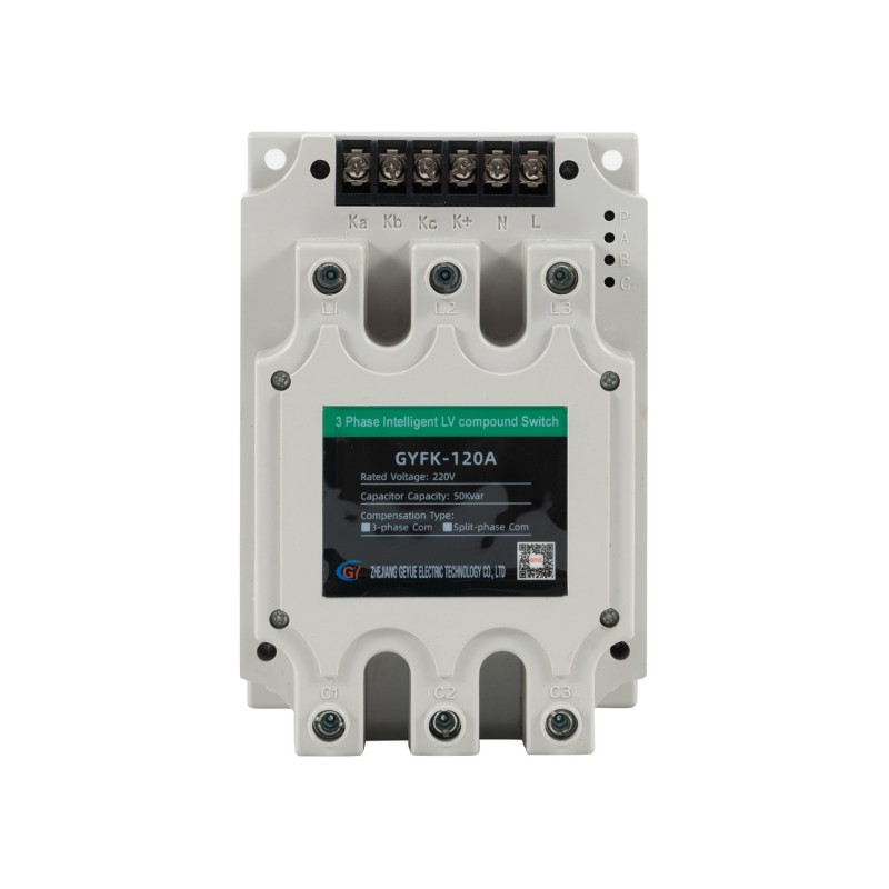GYFK-120A 220V 50Kvar Split-Phase Compensation Three Phase Intelligent Low Voltage Compound Switch