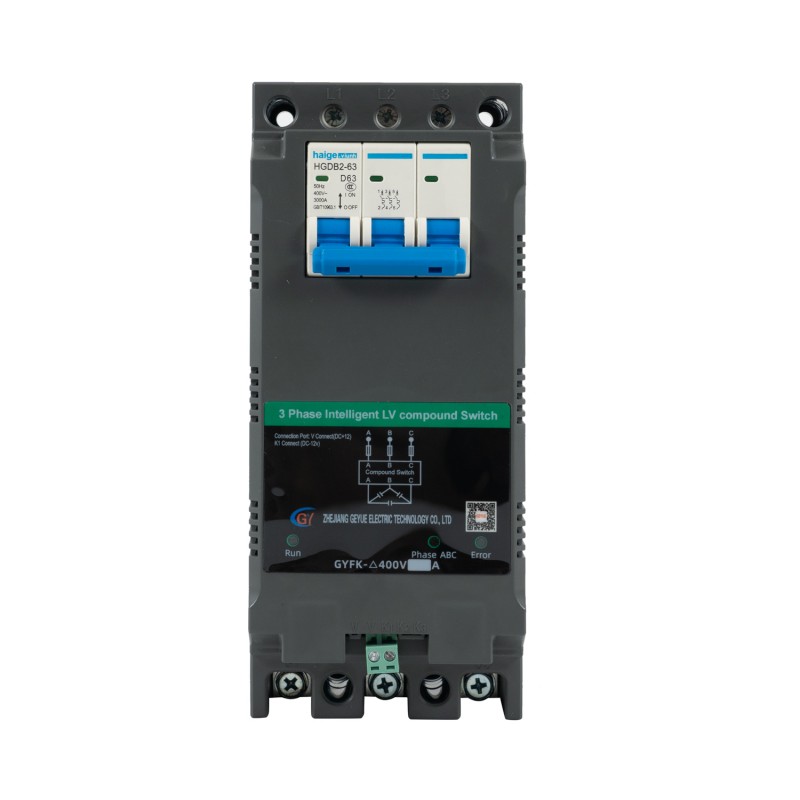 GYFK-Δ400V Three-Phase Compensation MCB DZ47 Three Phase Intelligent Low Voltage Compound Switch