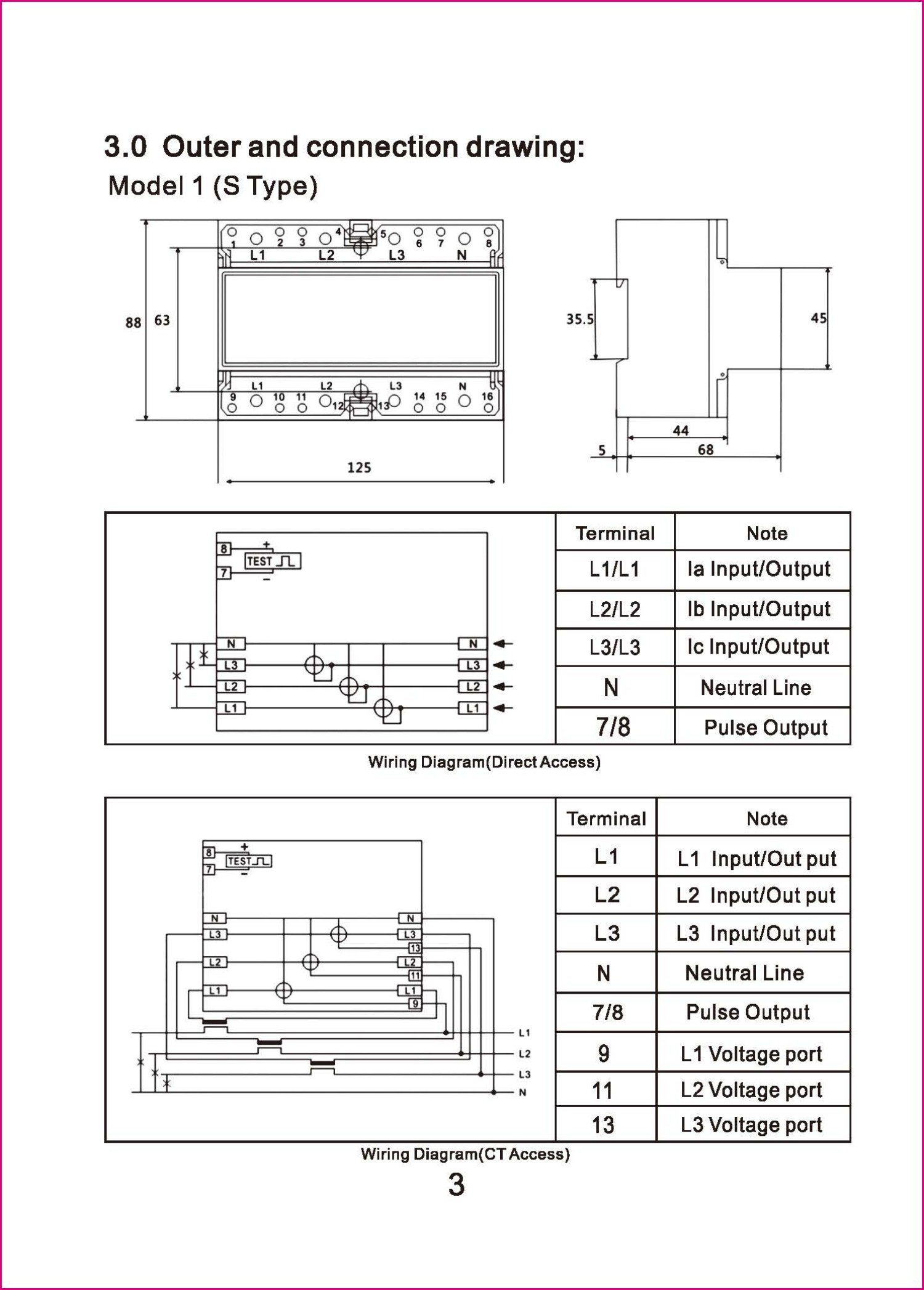Gy7plcd Three Phase Four Wire 7p Lcd Electronic Energy Metel
