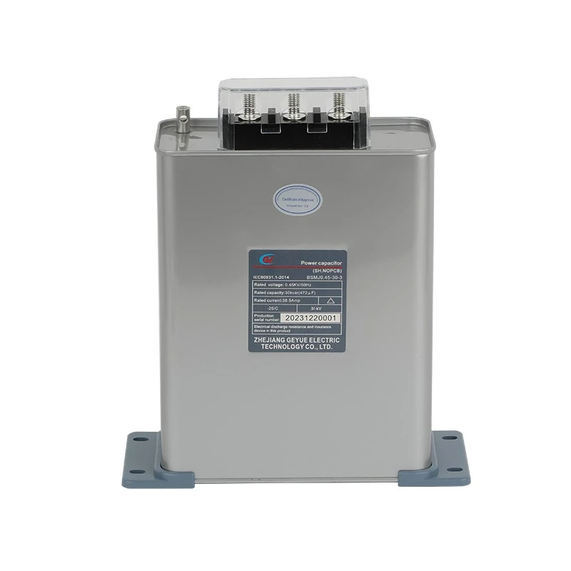 Three Phase Self-Healing Shunt Capacitor